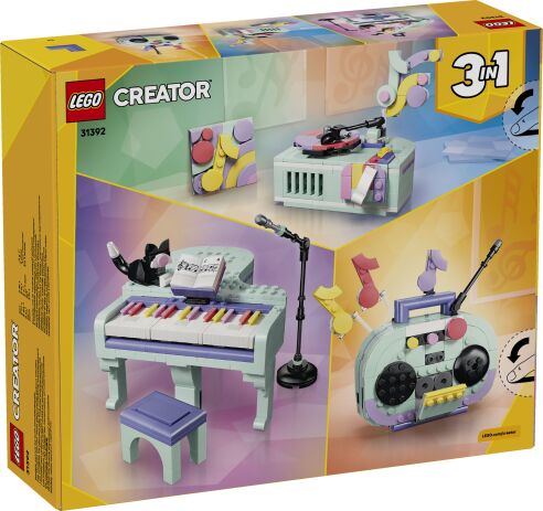 LEGO® Creator 3in1 Music Decor Piano With Cat (31392) (10)