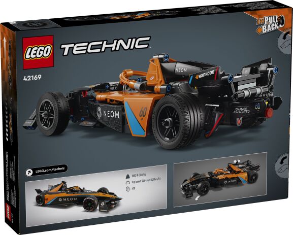 LEGO Technic Neon McLaren Formula E Race Car (42169) (8)
