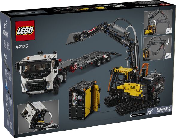 LEGO Technic Volvo FMX Truck & EC230 Electric Excavator (42175) (9)