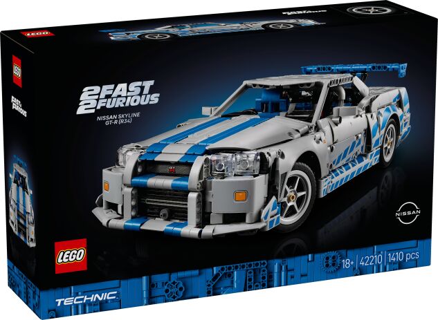 LEGO Technic 2 Fast 2 Furious Nissan Skyline GT-R (R34) (42210) (0)