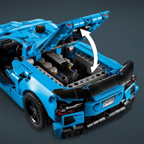 LEGO Technic Chevrolet Corvette Stingray Blue (42217) (2)