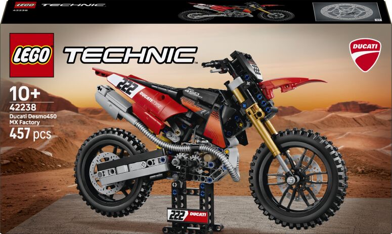 LEGO® Technic Ducati Desmo450 MX Factory Motorcycle (42238) (0)