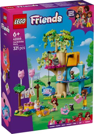LEGO Friends Cat Birthday Party & Tree House (42666) (0)