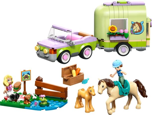 LEGO Friends Horse & Baby Foal Trailer (42695) (1)