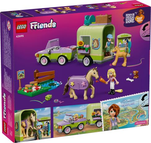 LEGO Friends Horse & Baby Foal Trailer (42695) (9)