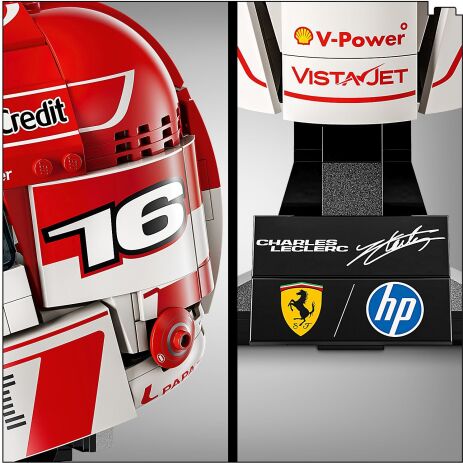 LEGO® Editions Scuderia Ferrari HP Charles Leclerc Helmet (43014) (3)