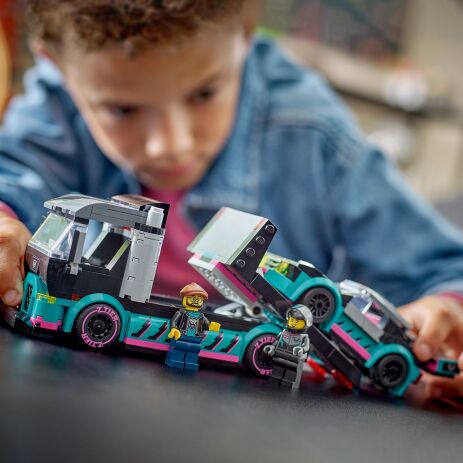 LEGO® City Race Car & Car Carrier Truck (60406) (4)