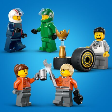 LEGO City F1 Truck With RB20 & AMR24 F1 Cars (60445) (7)