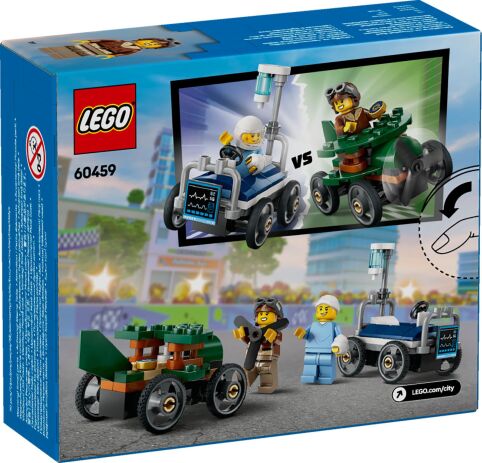 LEGO® City Airplane vs. Hospital Bed Race Car Pack (60459) (9)