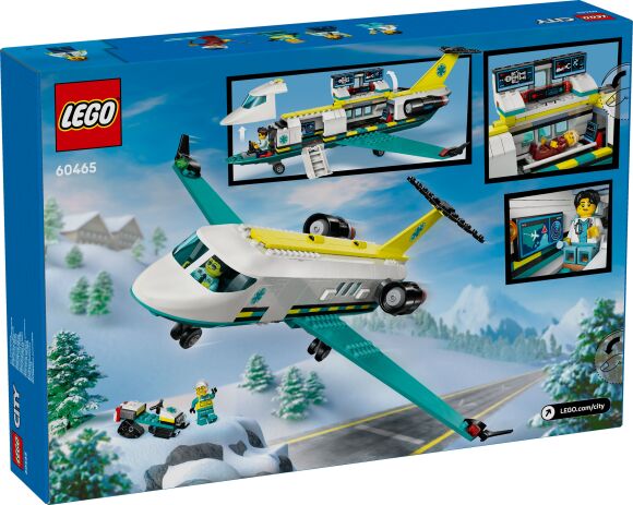 LEGO City Emergency Air Ambulane Airplane (60465) (9)
