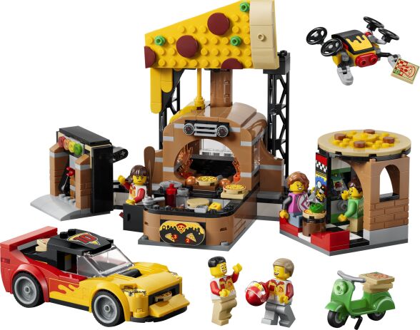 LEGO® City Pizza Delivery Experience With Vehicles (60496) (1)