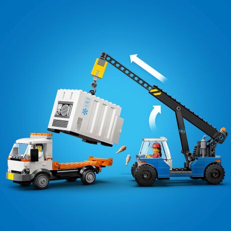 LEGO® City Harbor Freight Train With Crane & Truck (60509) (5)