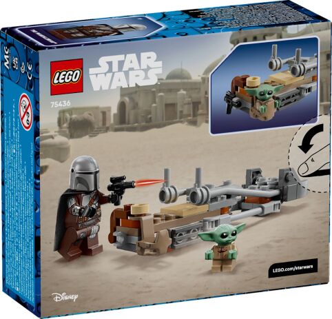 LEGO® Star Wars The Mandalorian & Grogu's Speeder Bike (75436) (10)