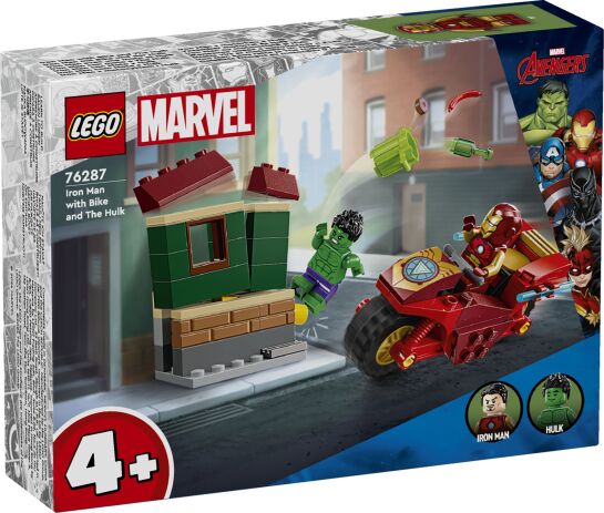 LEGO Super Heroes Iron Man With Bike & The Hulk (76287) (0)