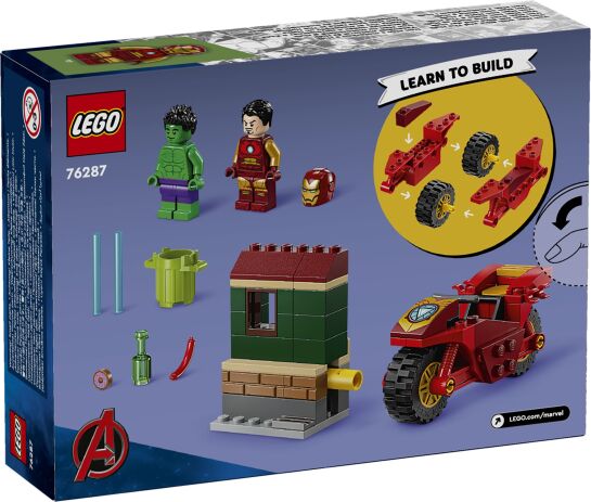 LEGO Super Heroes Iron Man With Bike & The Hulk (76287) (10)
