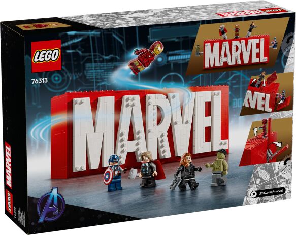 LEGO Super Heroes Marvel Logo & Minifigures (76313) (8)