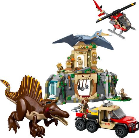 LEGO Jurassic World Spinosaurus & Quetzalcoatlus Air Mission (76976) (1)