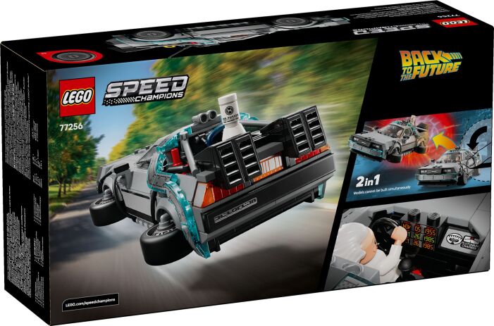LEGO Speed Champions Time Machine From Back To The Future (77256) (7)