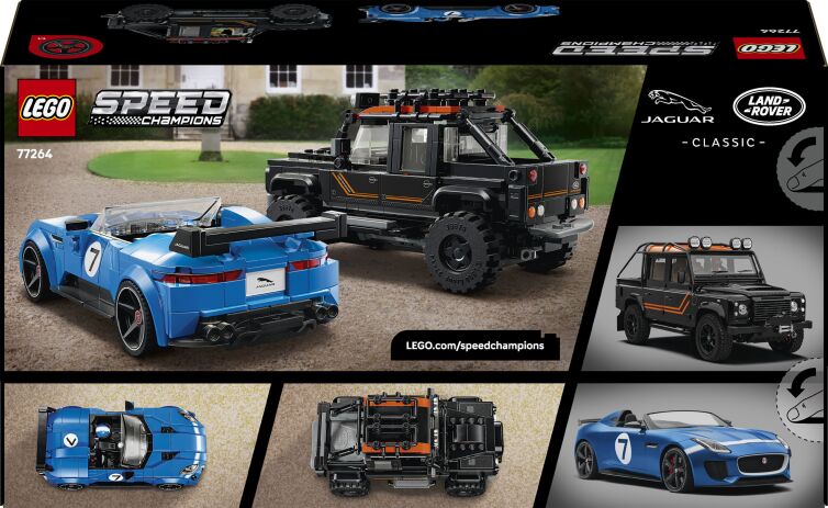 LEGO® Speed Champions Jaguar Project 7 & Land Rover Defender (77264) (9)
