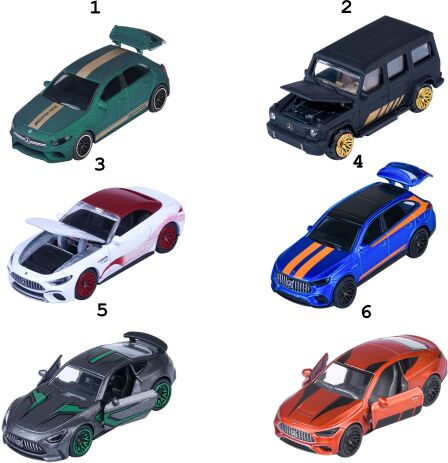 Majorette D/C Οχήματα Deluxe Mercedes-AMG 7.5cm-6 Σχέδια (8502101000) (1)