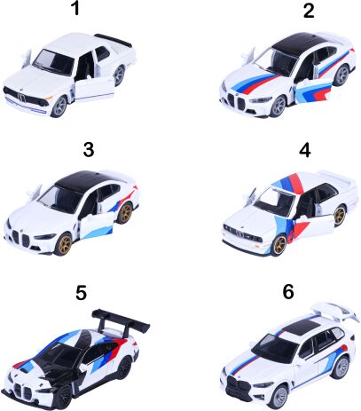 Majorette D/C Οχήματα Deluxe BMW 7.5cm-6 Σχέδια (8502101003) (1)
