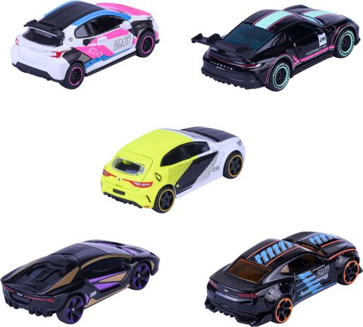 Majorette D/C Giftpack Neon Racer Σετ 5 Οχήματα 7.5cm (8504105004) (2)