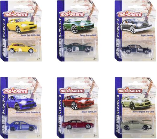 Majorette D/C Οχήματα Premium Japan 7.5cm-6 Σχέδια (212051029) (2)
