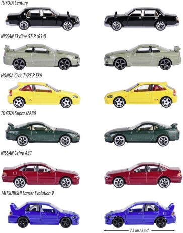 Majorette D/C Οχήματα Premium Japan 7.5cm-6 Σχέδια (212051029) (9)