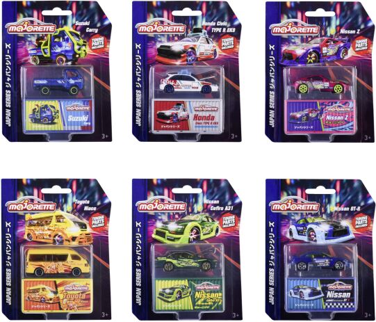 Majorette D/C Οχήματα Japan Deluxe 7.5cm-6 Σχέδια (212051030) (2)