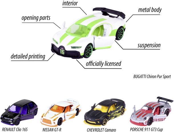 Majorette D/C Giftpack Limited Edition 10 Σετ Αυτοκίνητα 7.5cm (212054035) (4)