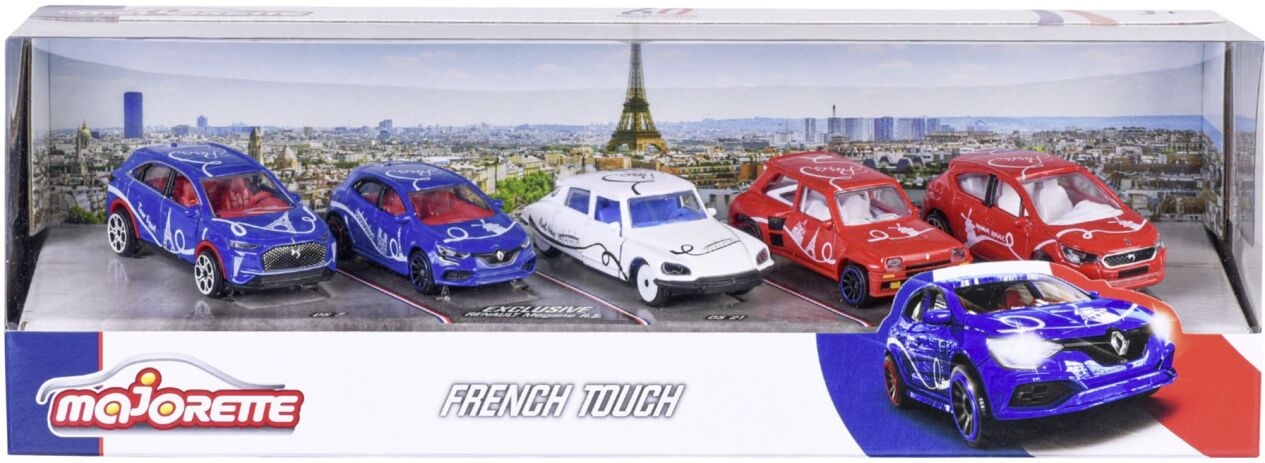 Majorette D/C Giftpack French Touch Σετ 5 Οχήματα 7.5cm (212055012) (1)