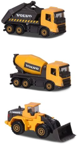 Majorette D/C Σετ 3 Οχήματα Volvo 7.5cm-2 Σχέδια (212057284) (3)