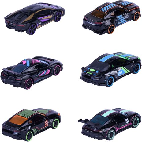 Majorette D/C Οχήματα Premium Neon Racer 7.5cm-6 Σχέδια (8504100003) (8)