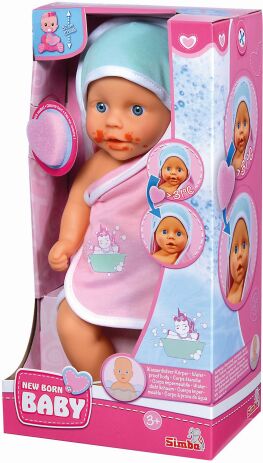 Simba New Born Baby Need To Bath Μωρό 30cm (105030006) (1)