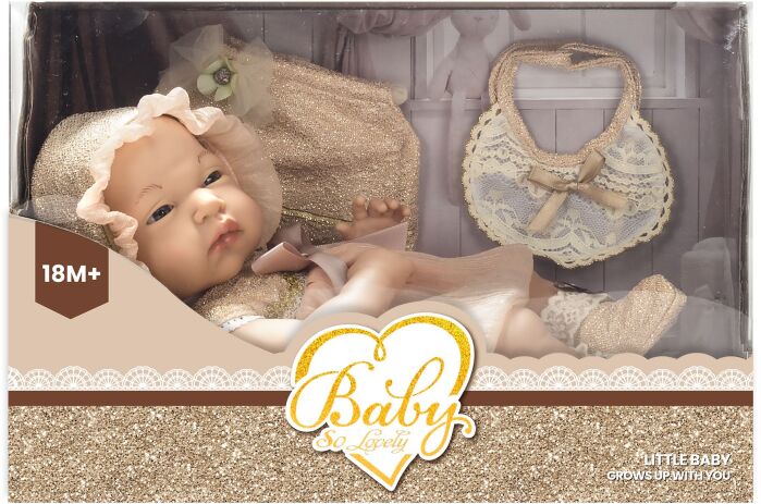 BW Μωρό New Born Baby Doll 12''(228-2) (0)