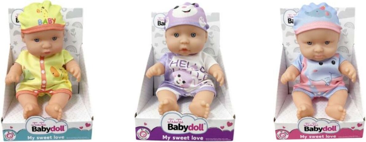 BW Μωρό 8" Baby Doll-3 Σχέδια-1Τμχ (6130/31/33) (0)