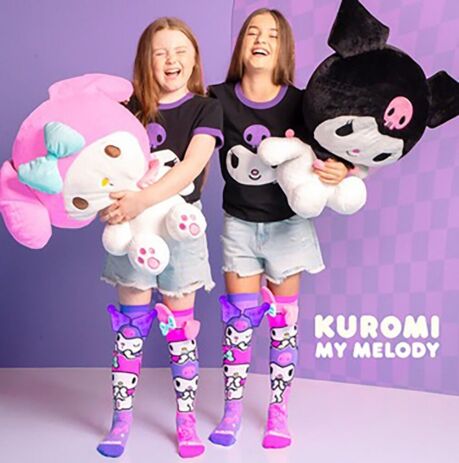 Madmia Kuromi & My Melody Κάλτσες (MS004) (2)