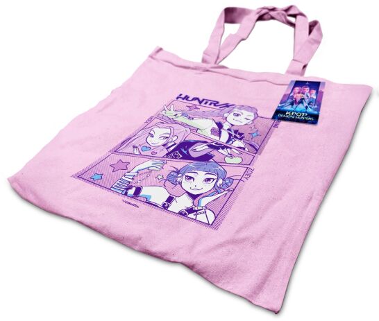 KE K-Pop Demon Hunters Τσάντα Υφασμάτινη Ροζ (GP2510440) (1)