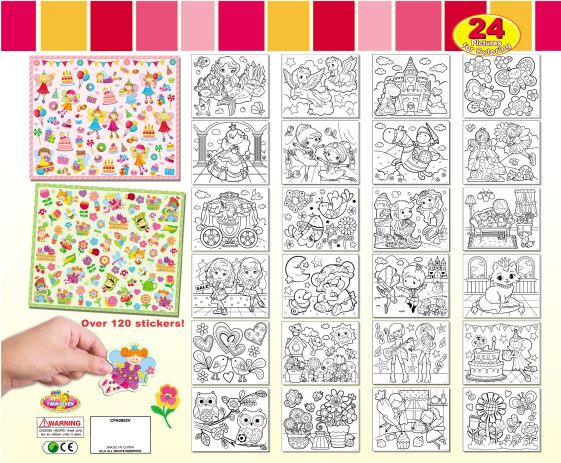 LKing Sticker Coloring Pad (CPA0802V) (1)