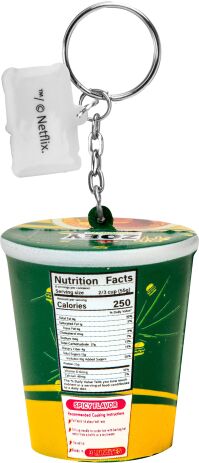 FBL K-Pop Demon Hunters Zoey:Hamburger Μπρελόκ Squishy (CR2237) (2)