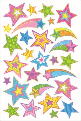 LKing Sticker Αστέρια Glitter (CLA3020V) (0)