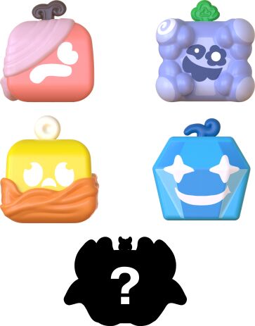 Blox Fruits Squishy Fruits S1-5 Σχέδια-1Τμχ (SQ3310) (1)