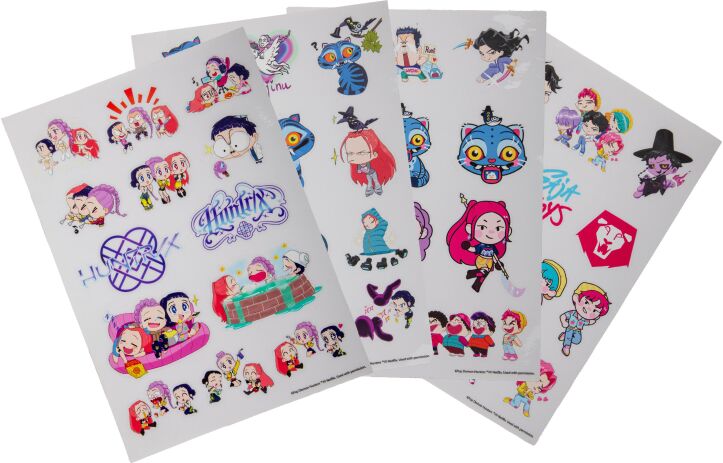FBL K-Pop Demon Hunters Αυτοκόλλητα 4 Φύλλα (CR5225) (2)