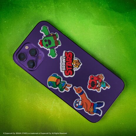 FBL Brawl Stars Αυτοκόλλητα Puffy (CR5231) (2)