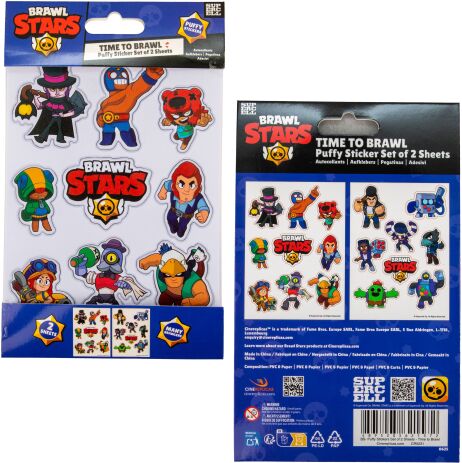 FBL Brawl Stars Αυτοκόλλητα Puffy (CR5231) (3)