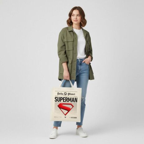 Cerda Superman Τσάντα Shopping Adult (2100006209) (2)