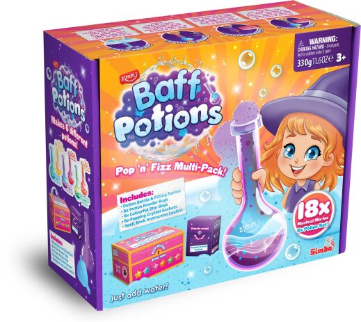 Zimpli Kids Baff Potions Pop N'Fizz 330gr. (7251) (0)