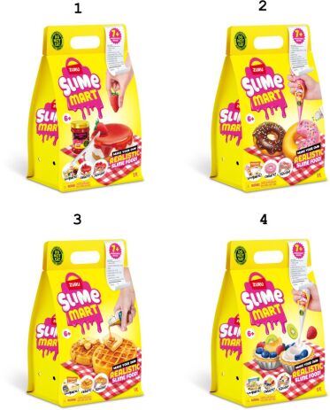 Zuru Slime Mart Dessert Series 1 Small-4 Σχέδια (15901) (1)