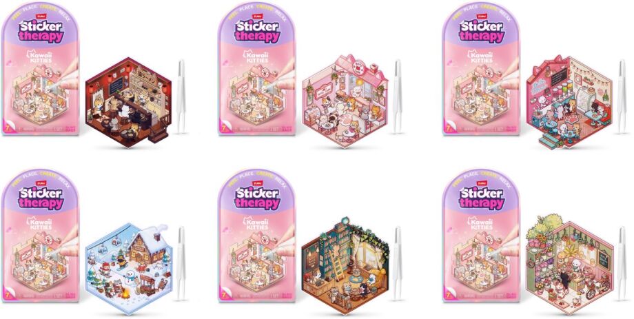 Zuru Kawaii Kitties Αυτοκόλλητα Series 1 (18001) (1)