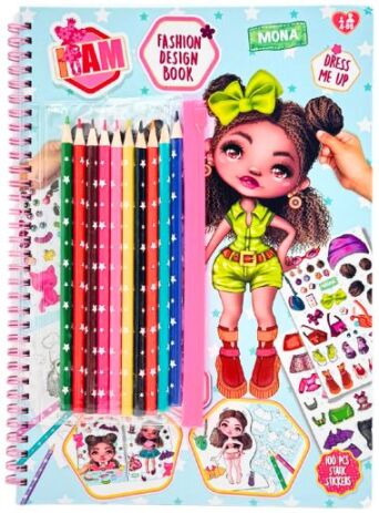 Canenco I Am Μπλοκ Δραστηριοτήτων Fashion Design S3-3 Σχέδια (IAM252253V2) (3)